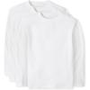 The Children’s Place Baby-Boys and Toddler Basic Long Sleeve Tees(White 3-pack)