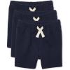 The Children’s Place Baby-Boys and Toddler Essential French Terry Shorts(New Navy 3 Pack)