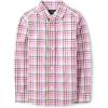 The Children’s Place Big Boys’ Long Sleeve Poplin Button Down Shirt(Caddy Pink)