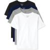 Black/Blue/Ht Grey/White Vneck 4-pack