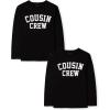 The Children’s Place Boys Gamer,Cars,Sports Long Sleeve Graphic T-Shirts,2 Pack(Cousin Crew)