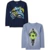 The Children’s Place Boys Gamer,Cars,Sports Long Sleeve Graphic T-Shirts,2 Pack(Monster Truck/Biker 2-pack)