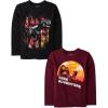 The Children’s Place Boys Gamer,Cars,Sports Long Sleeve Graphic T-Shirts,2 Pack(Seek Adventure/Dino)