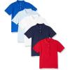 The Children’s Place Boys Multipack Short Sleeve Pique Polo(Nautico/Blue/Classic Red/Brook/White)
