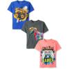 The Children’s Place Boys The Children’s Place Boys Short Sleeve Graphic T- Shirt 3-Pack(Monster Truck/Dino/Ultimate Gamer)