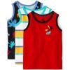 The Children’s Place Boys and Toddler Assorted Sleeveless Tank Tops(Red/Black Tropical 2-pack)