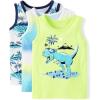 The Children’s Place Boys and Toddler Assorted Tank Top(Dino/Tropical/Multi 3-pack)