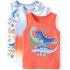 The Children’s Place Boys and Toddler Assorted Tank Top(Dinos 3-pack)