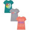 The Children’s Place Girls All Holidays,Birthdays Short Sleeve Graphic T-Shirts,3 Pack(Peace/Earth Heart/Yin Yang)
