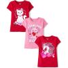 The Children’s Place Girls All Holidays,Birthdays Short Sleeve Graphic T-Shirts,3 Pack(Unicorn Heart/Love a Lot/Cat Book)