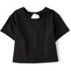 The Children’s Place Girls Atheletic Short Sleeve Tops(Black)