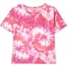 The Children’s Place Girls Basic Short Sleeve Layering Tee(Fiesta Tie Dye)