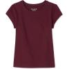 The Children’s Place Girls Basic Short Sleeve Layering Tee(Rubine)