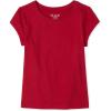The Children’s Place Girls Basic Short Sleeve Layering Tee(Ruby Single)