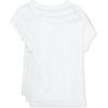 The Children’s Place Girls Basic Short Sleeve Layering Tee(White 3-pack)