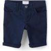 The Children’s Place Girls Solid Skimmer Shorts(Blue)