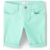 The Children’s Place Girls Solid Skimmer Shorts(Mellow Aqua)