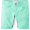 The Children’s Place Girls Solid Skimmer Shorts(Mint)