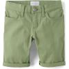 The Children’s Place Girls Solid Skimmer Shorts(Misty Glen)