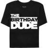 The Children’s Place Girls’ Trends Icons Short Sleeve Graphic T-shirts (5-Pack)(Birthday Dude)