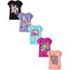 The Children’s Place Girls’ Trends Icons Short Sleeve Graphic T-shirts (5-Pack)(Love/Butterfly/Sea Turtle/Giraffe)