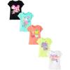 The Children’s Place Girls’ Trends Icons Short Sleeve Graphic T-shirts (5-Pack)(Summer)