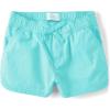 The Children’s Place Girls’ Twill Pull on Shorts(Softmarine)