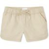 The Children’s Place Girls’ Twill Pull on Shorts(Straw Hat)