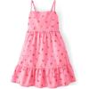 The Children’s Place,Short Sleeve Fashion Dress(Bright Pink)