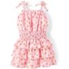 The Children’s Place,Short Sleeve Fashion Dress(Pink Floral)