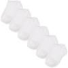 The Children’s Place,unisex-child,Ankle Socks,WHITE -6 PACK,X-Large