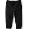 and Toddler Quick Dry Pull on Jogger Pants(Black)