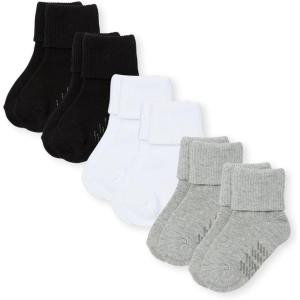The Children’S Place Baby-Boys And Toddler Boys Ankle Socks(Black/White/Grey 6-pack)