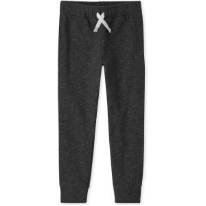 The Children’S Place Boys Active Fleece Jogger Sweatpants(Black Heathered)
