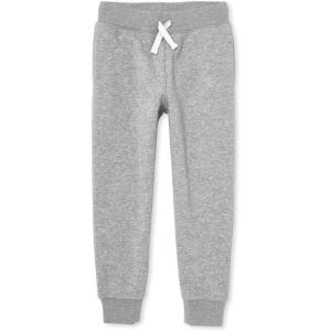 The Children’S Place Boys Active Fleece Jogger Sweatpants(Smoke)