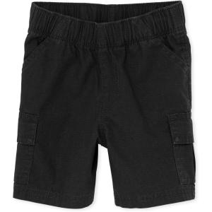 The Children’s Place Baby Boys’ Pull On Cargo Shorts(Black)