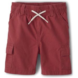 The Children’s Place Baby Boys’ Pull On Cargo Shorts(Hampton Red)