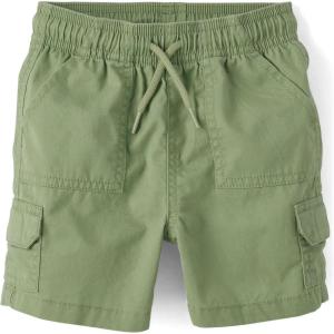 The Children’s Place Baby Boys’ Pull On Cargo Shorts(Misty Glen)