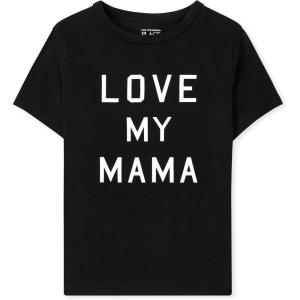 The Children’s Place Baby Mama’s Boy Short Sleeve Graphic T Shirt(Love My Mama Single)