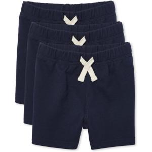 The Children’s Place Baby-Boys and Toddler Essential French Terry Shorts(New Navy 3 Pack)