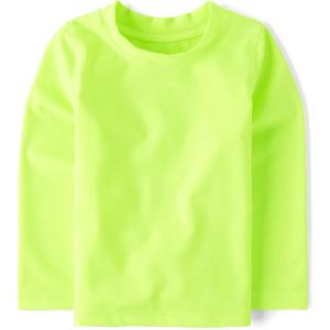The Children’s Place Baby-Boys and Toddler Long Sleeve Rashguard(Neon Lime)