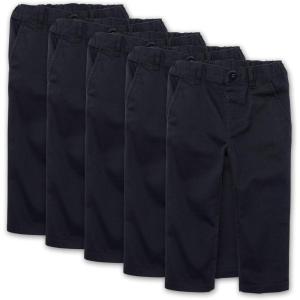 The Children’s Place Baby-Boys and Toddler Stretch Relaxed Straight Chino Pants,multipacks(New Navy 5-pack)