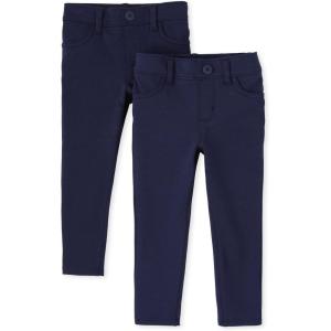 The Children’s Place Baby-Girls And Toddler Girls Ponte Knit Pull On Jeggings(Tidal 2-pack)