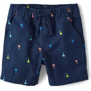 The Children’s Place Boys Uniform Pull on Cargo Shorts(Tidal Palm Tree)