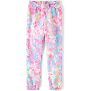 The Children’s Place Girls Active Jogger Pants(Bright Pink Swirl)