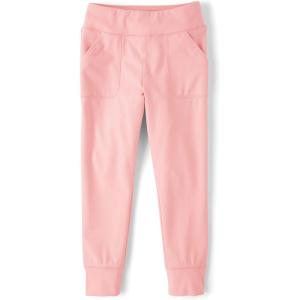 The Children’s Place Girls Active Jogger Pants(Fuzzy Pink)