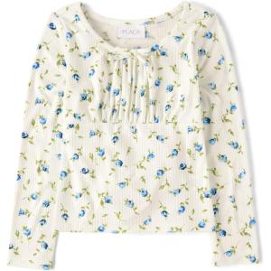 The Children’s Place Girls Everyday Casual Long Sleeve Knit Shirts(Bunnys Tail)