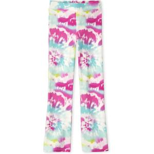 The Children’s Place Girls’ Flare Leggings(Fuchsia Tie Dye)