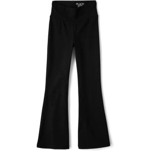 The Children’s Place Girls’ Flare Leggings(Soft Black Flare)