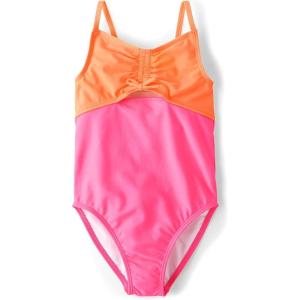 The Children’s Place Girls One Piece Swimsuit(Neon Peony)